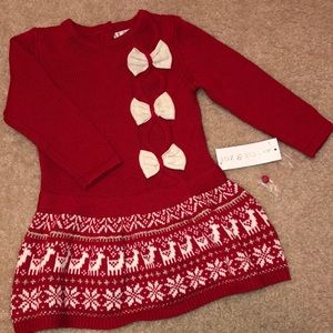 Infant Girl Holiday Winter Dress